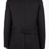 Ps By Paul Smith Black Melton Wool 3/4 Pea Coat in Black for Men - Lyst