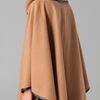 Rachel Zoe Ali Wrap Collar Cape in Brown (tan) - Lyst