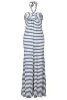 Splendid Striped Halter Neck Maxi Dress - Lyst