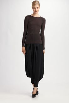 Yves Saint Laurent Ribbed Wool Sweater - Lyst