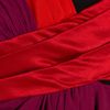 Zac Posen Asymmetric Draped Silkblend Dress in Purple (red) - Lyst