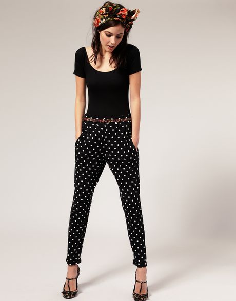 asos patterned pants