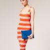 Asos Collection Asos Pyramid Metal Tip Clutch in Blue - Lyst