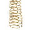 Asos Collection Asos Hammered Effect Wired Metal Cuff in Gold - Lyst