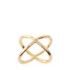 Asos Collection Asos Metal Kiss Ring in Gold - Lyst
