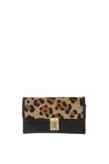 ASOS Collection Asos Leather Leopard Print Pony Skin Purse ASOS Collection Asos Leather Leopard Print Pony Skin Purse