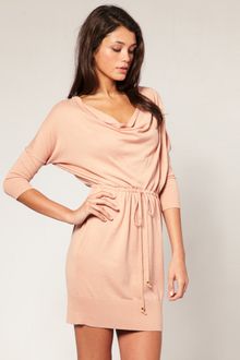 ASOS Collection Asos Cowl Neck Knitted Dress - Lyst