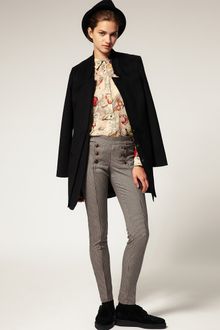 ASOS Collection Asos Micro Check Skinny Trouser - Lyst