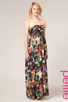 ASOS Collection Asos Petite Multi Smudge Print Maxi Dress - Lyst
