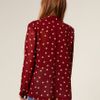 Asos Collection Asos Spot Print Chiffon Blazer in Blue (navyprint) - Lyst