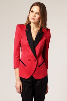 ASOS Collection Asos Blazer with Contrast Lapels - Lyst
