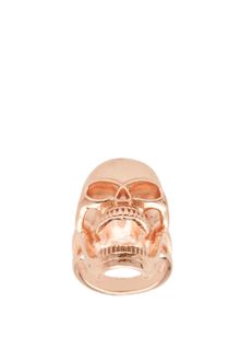 ASOS Collection Asos Statement Metal Skull Ring - Lyst