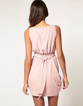 ASOS Collection Asos Tulip Dress with Tie Back - Lyst