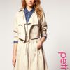 Asos Collection Asos Petite Jacket Mac in Beige (stone) - Lyst