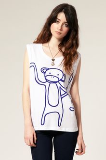 ASOS Collection Asos Wiggle Monkey T-shirt - Lyst