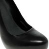 Asos Asos Polly Leather Court Shoes in Black - Lyst