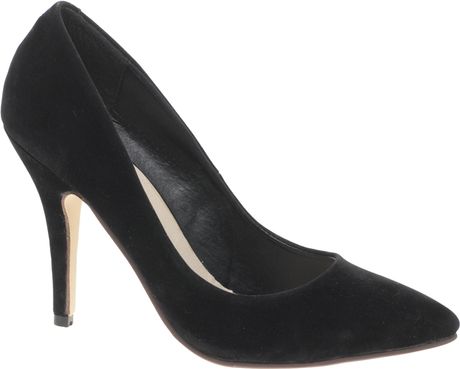 Asos Asos Shimmy Pointed Court Shoe in Black - Lyst