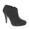 Asos Asos Temper Pleated Side Zip Shoe Boot in Black - Lyst