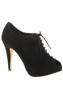 Asos Asos Tizzy Lace Up Peep Toe Platform Shoe Boot - Lyst