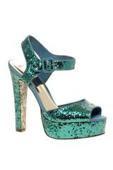 Asos Asos Hysteric Glitter Platform High Sandals