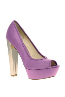 Asos Asos Prism Platform Peep Toe Shoes - Lyst