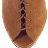 Asos Asos Tizzy Lace Up Peep Toe Platform Shoe Boot in Brown (tan) - Lyst