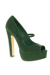 Asos Asos Pepper Mary Jane Platform Court Shoe with Peep Toe