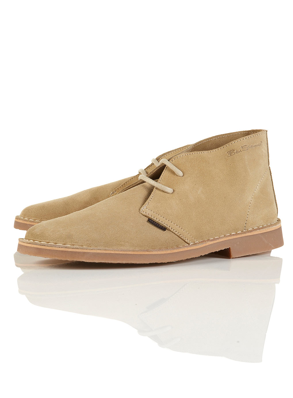 Ben Sherman Clegg Suede Desert Boots in Beige for Men (sand) Lyst