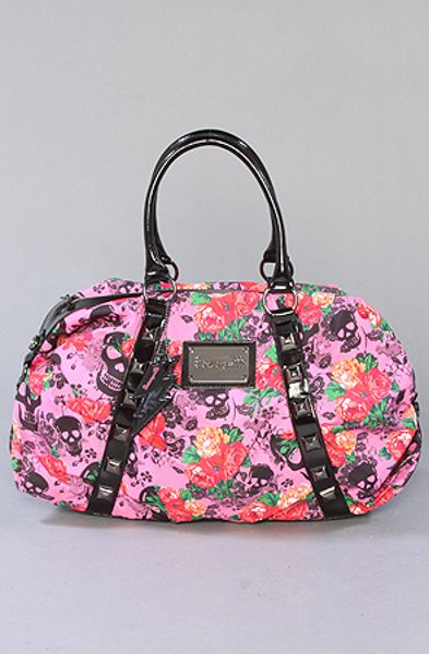 betsey johnson skull weekender