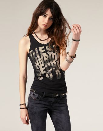 Diesel Secret Code Vest - Lyst