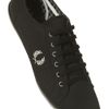 Fred Perry Twill Plimsolls in Black for Men - Lyst
