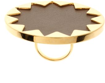 House Of Harlow 14ct Gold Plated Sunburst Cocktail Ring - Lyst