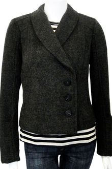 Proenza Schouler Asymmetric Jacket in Charcoal - Lyst