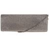 Rodo Metallic Embellished Clutch in Silver - Lyst