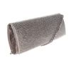 Rodo Metallic Embellished Clutch in Silver - Lyst