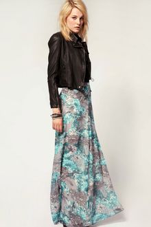 Stylestalker Floral Print Chiffon Skirt - Lyst