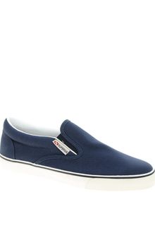 Superga Canvas Slip On Plimsolls - Lyst