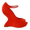 Alexander Mcqueen Wedges in Red - Lyst