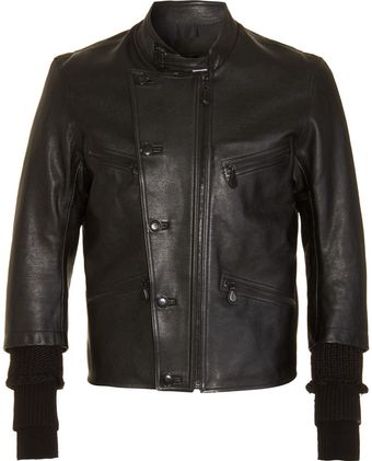 Alexander Wang Asymmetric Motorcycle Jacket - Lyst
