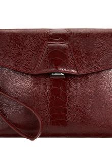 Alexander Wang Ostrich Lydia Clutch - Lyst