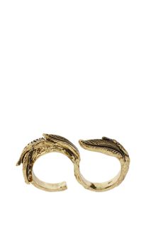 ASOS Collection Asos Double Finger Wrapped Vine Ring - Lyst