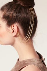 ASOS Collection Asos Hanging Chains Ear Cuff and Comb