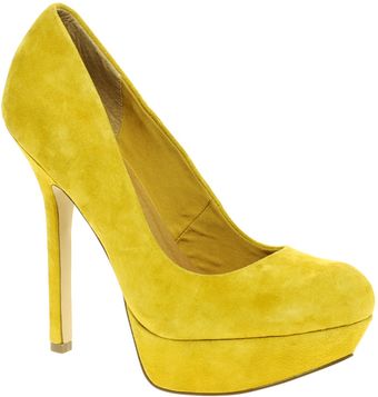Asos Asos Pump It Up Suede Platform Court Shoe - Lyst