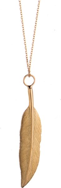 Aurelie Bidermann Gold American Indian Necklace (50cm Long) in Gold - Lyst