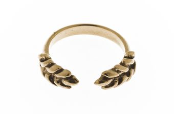 Aurelie Bidermann Two Cobs Wheat Ring - Lyst