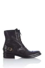 Belstaff Black Stonemaster Laced Boot