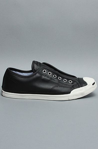 Converse The Jack Purcell Lp Slip Sneaker in Black in Black for Men - Lyst