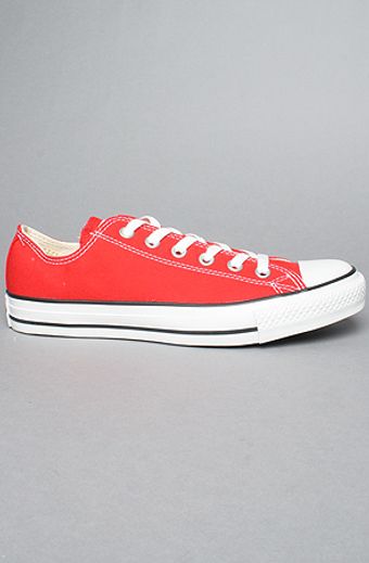 Converse The Chuck Taylor All Star Ox Sneaker in Red - Lyst