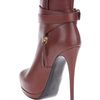 Giuseppe Zanotti Peep Toe Ankle Boot in Brown - Lyst