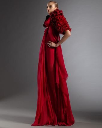 Gucci Flower-embroidered Shrug - Lyst